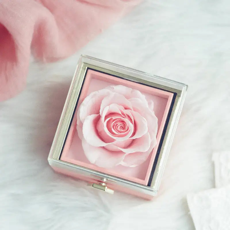 "ROSA ETERNA" BOX + COLLANA PERSONALIZZATA